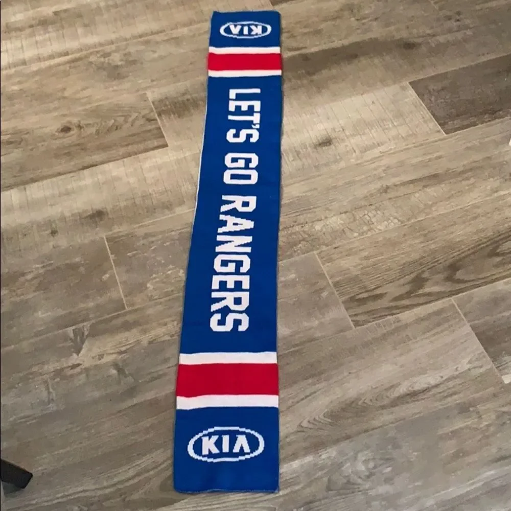 LETS GO RANGERS SCARF